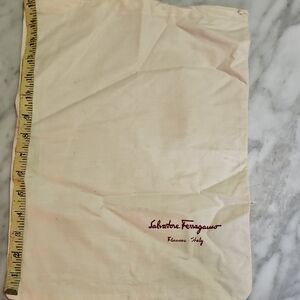 Salvatore Ferragamo Cream Storage Bag